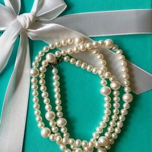 Tiffany Ziegfeld Great Gatsby Collection Salt Water peal Necklace